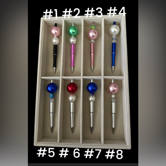 Handcrafted Beaded Ink Pen - Picture 2 of 14